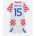 Kroatia Mario Pasalic #15 Hjemmedraktsett Barn VM 2026 Korte ermer (+ Korte bukser) Kroatia Mario Pasalic #15 Hjemmedraktsett Barn VM 2026 Korte ermer (+ Korte bukser)